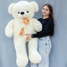 Медведь шарф с пуговкой 110 см