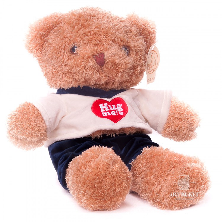 Мишка коричневый кучерявый