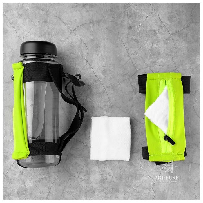 Фитнес набор "NO LIMITS": бутылка, напульсник, значок, дневник, 14.9х19,6см