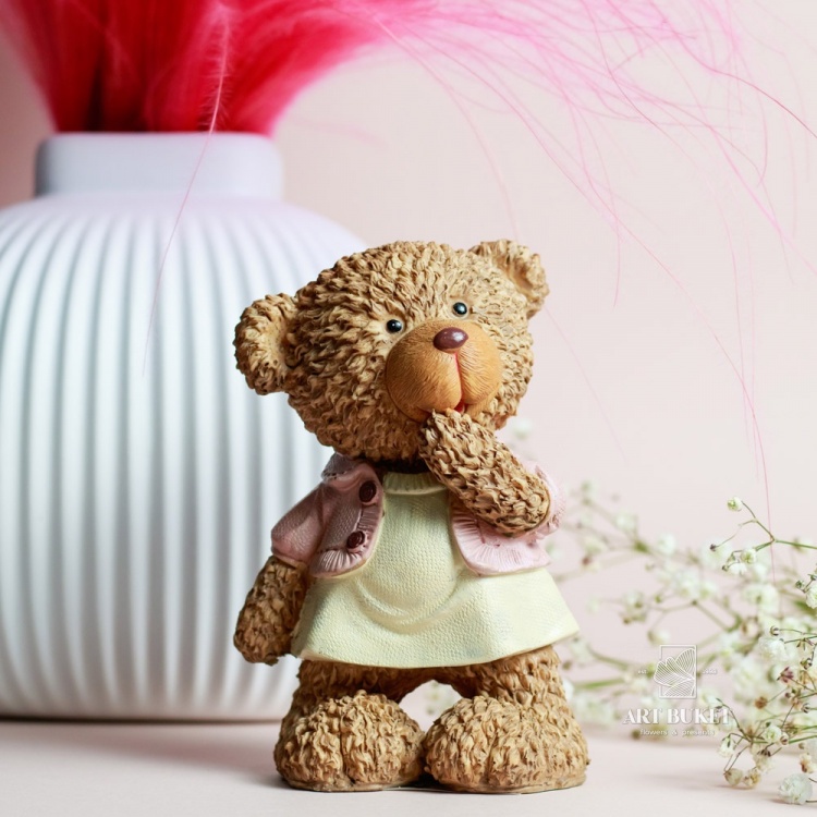 Сувенир "Милый мишка в жилетке" 15х9,5х6,5 см  