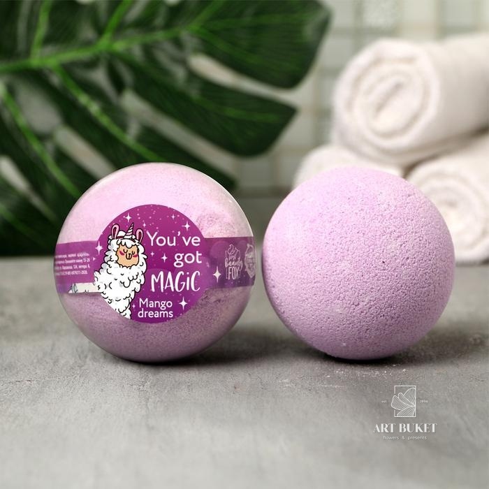 Бурлящий шар с наклейкой "You've got magic", 130 г, аромат манго