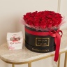 25 красных роз + Raffaello