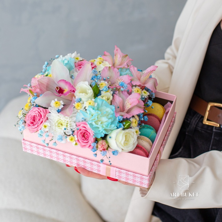 Коробочка с макарунами