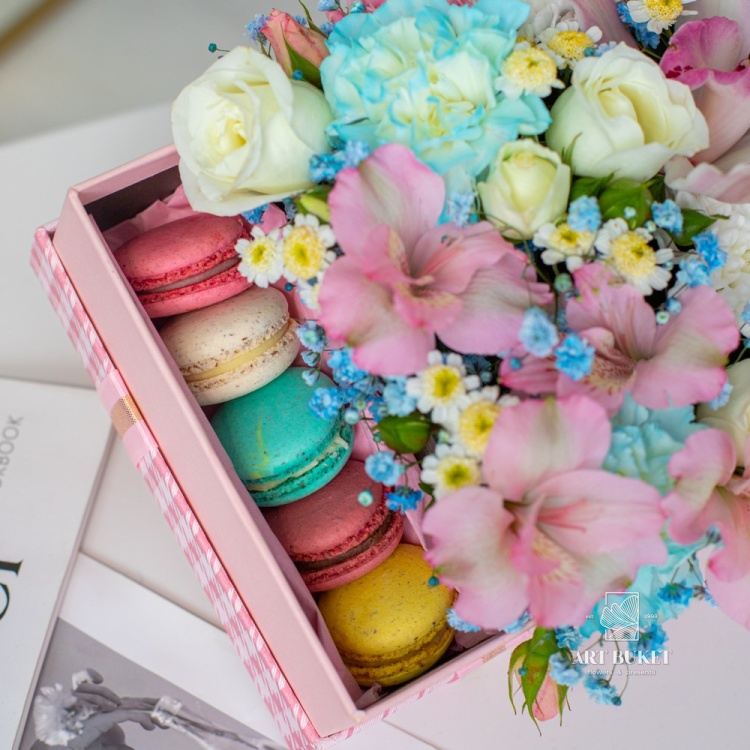Коробочка с макарунами