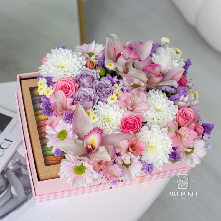 Коробочка с макарунами