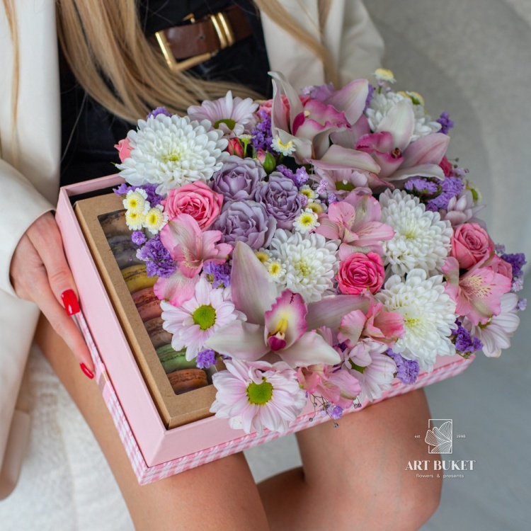 Коробочка с макарунами