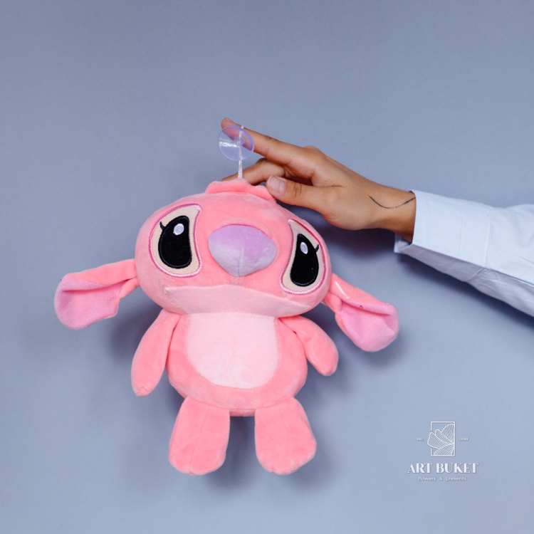 Стич розовый 20 см