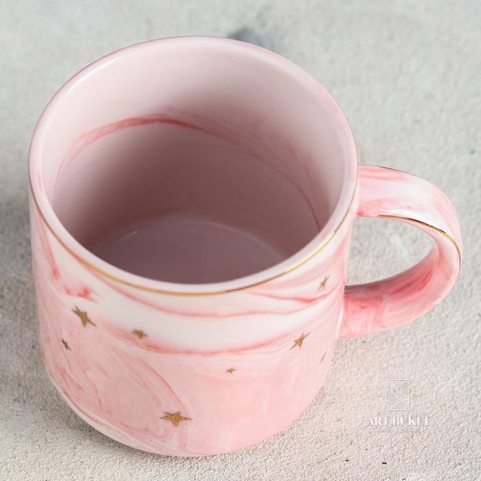 Набор "Ты моя вселенная",кружка 350 мл, сито, чай 25 г  