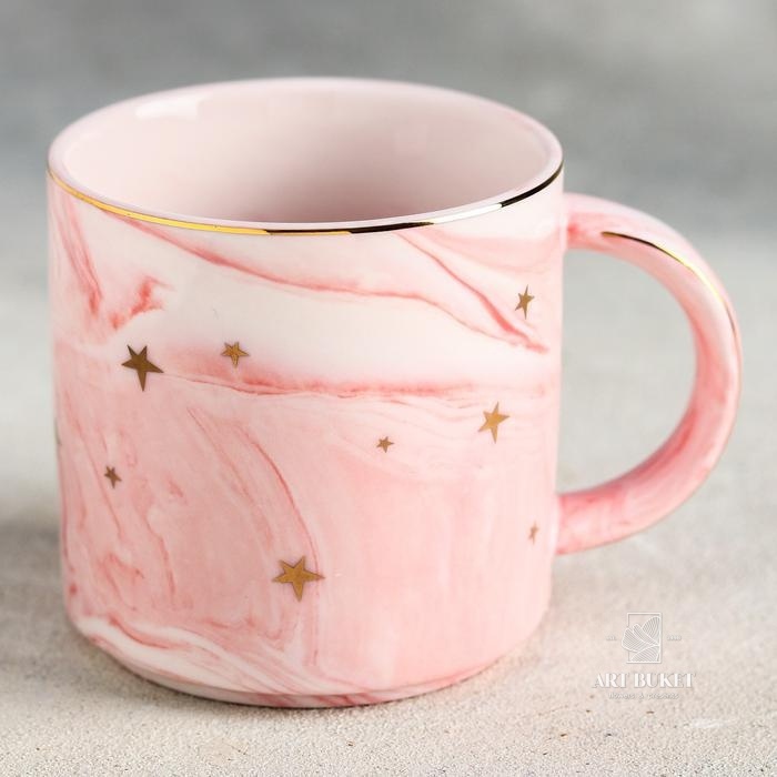 Набор "Ты моя вселенная",кружка 350 мл, сито, чай 25 г  