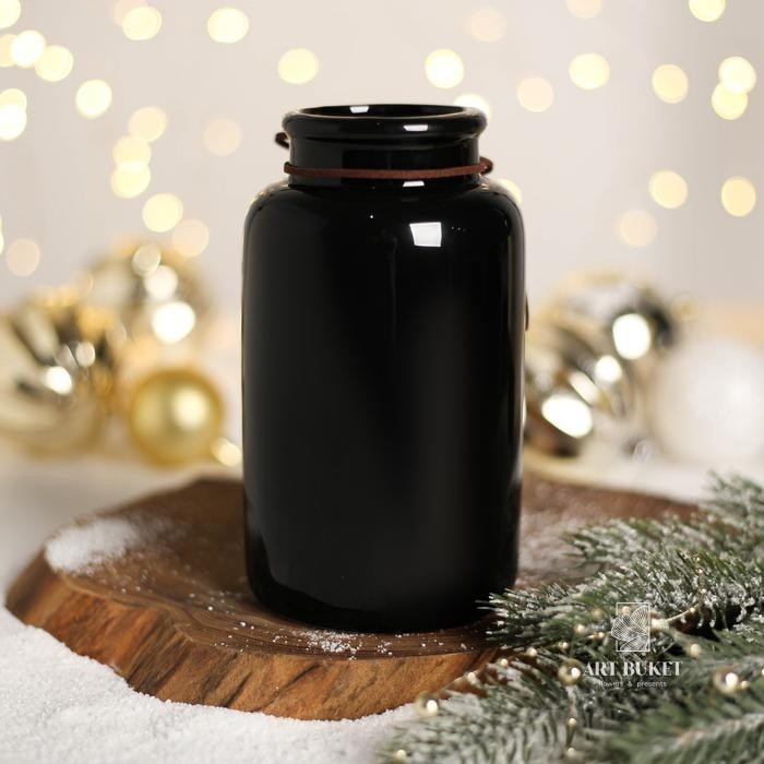 Ваза «Время чудес», цвет чёрный