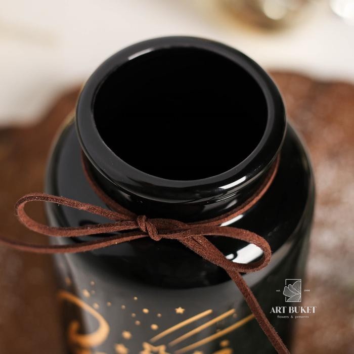 Ваза «Время чудес», цвет чёрный