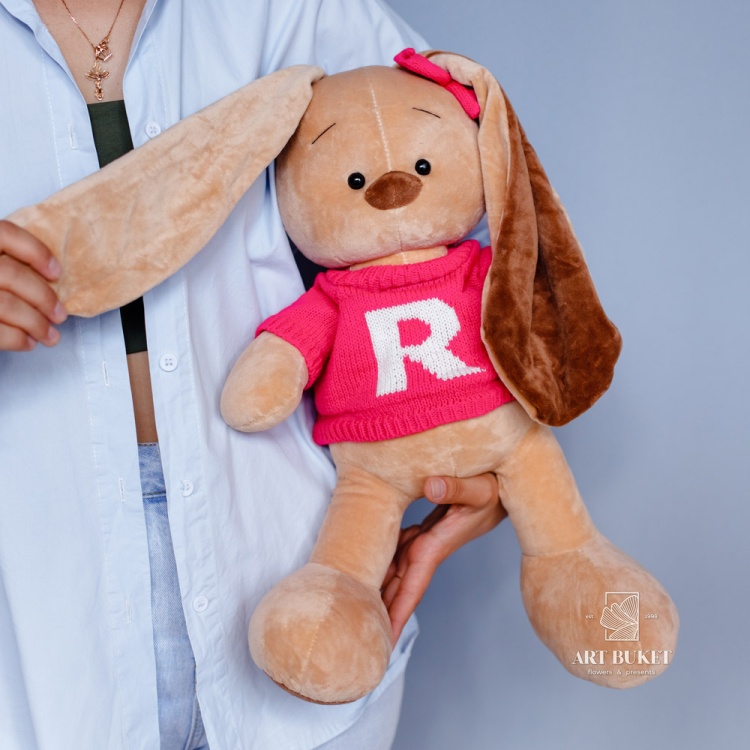 Зайка Ми в кофте 45 см