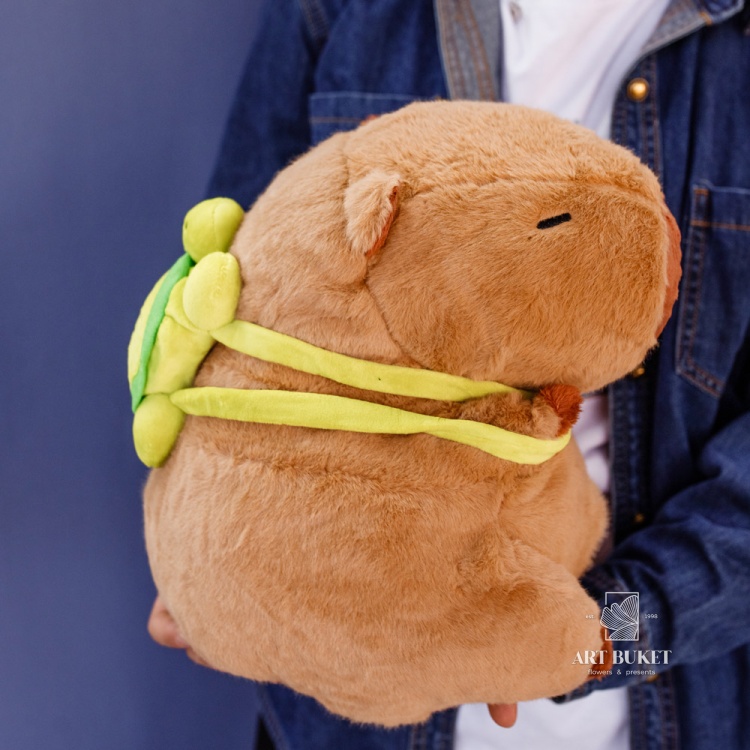 Копибара с рюкзаком 30 см