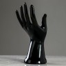 Статуэтка "Рука", чёрная, 22 см