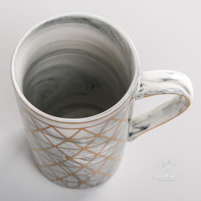 Кружка "Минни", Минни Маус, мраморная 350 мл