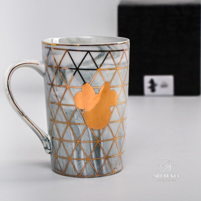 Кружка "Минни", Минни Маус, мраморная 350 мл