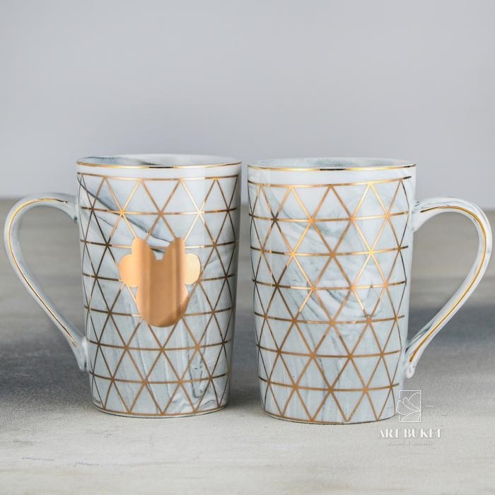 Кружка "Минни", Минни Маус, мраморная 350 мл