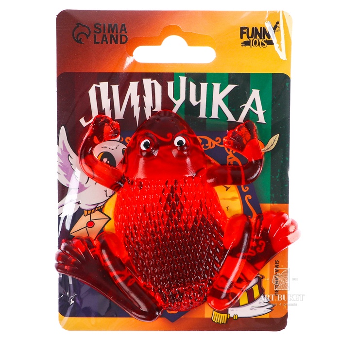 Липучка «Лягушка», цвета МИКС, на блистере