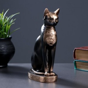 Фигура "Кошка египетская" 20см бронза