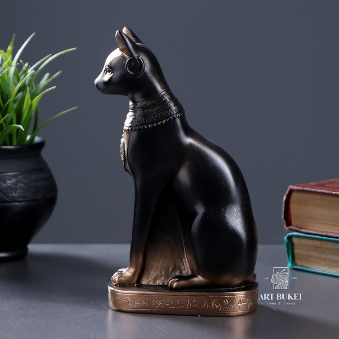 Фигура "Кошка египетская" 20см бронза