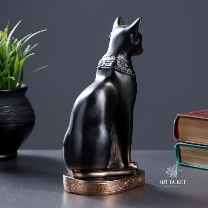 Фигура "Кошка египетская" 20см бронза