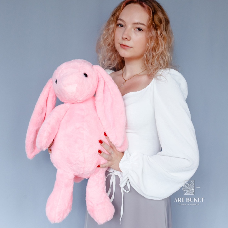 Зайка Тильда с пледом 60 см