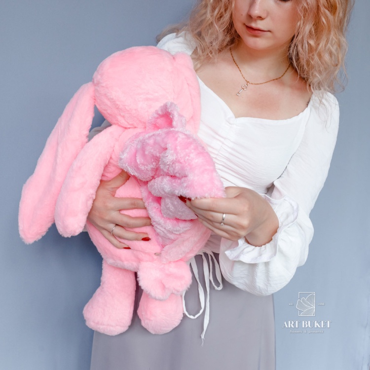 Зайка Тильда с пледом 60 см