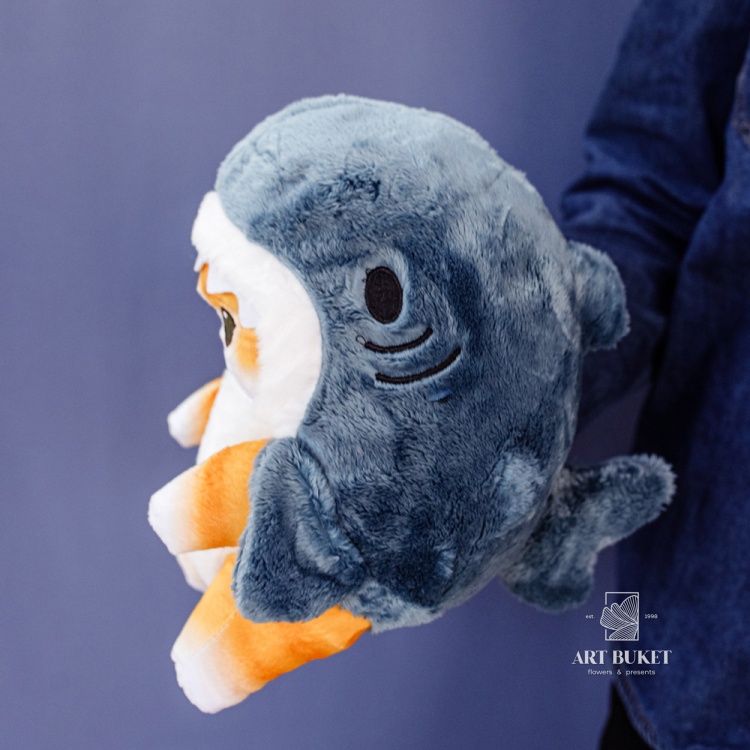 Кот-акула в кегуруми 25 см