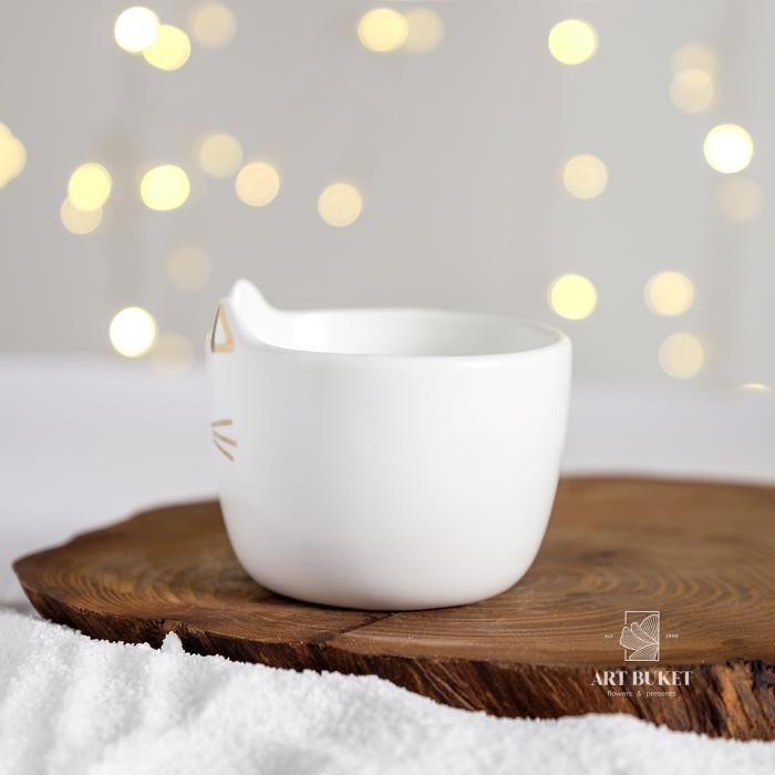 Набор "Счастье уже здесь", кружка 200 мл., блюдечко