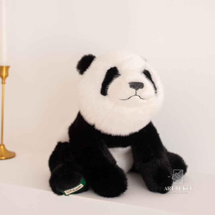 Панда лежачая 40 см