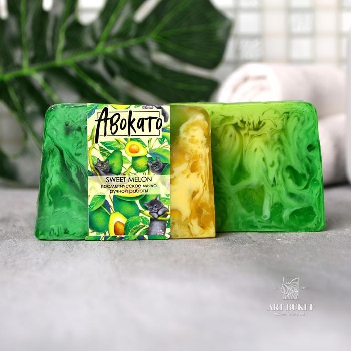Мыло "АвокаТо", с ароматом дыни