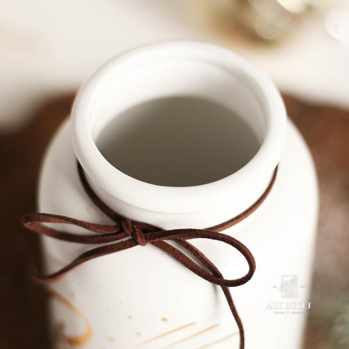 Ваза «Время чудес», цвет белый