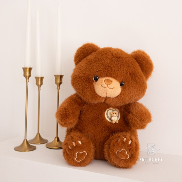 Медвежонок коричневый 40 см
