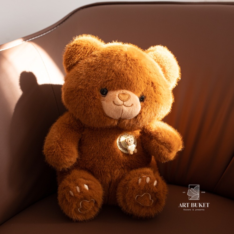 Медвежонок коричневый 40 см