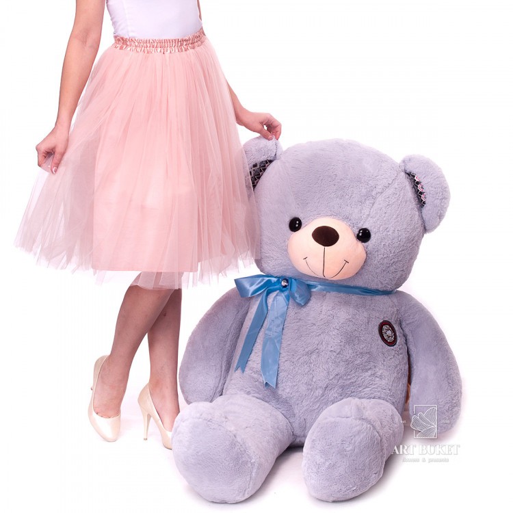 Сиреневый медведь 1,2 м