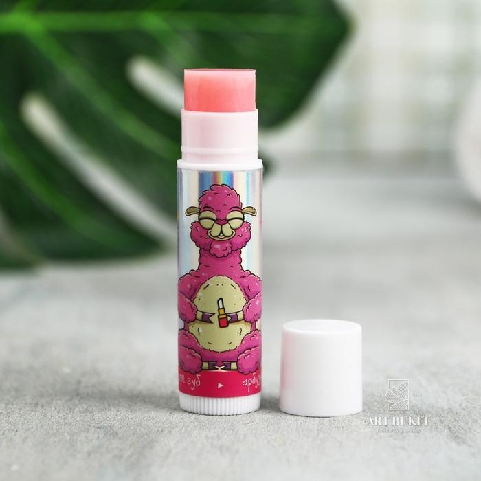 Travel набор "Act like a LLAMA!", патчи для глаз и губ, бальзам для губ, крем для рук