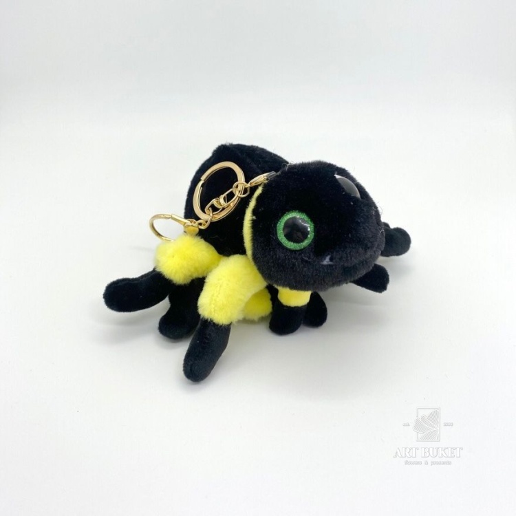 Брелок паук 12 см