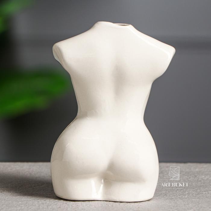 Статуэтка "Силуэт", цвет белый, 12 см, керамика