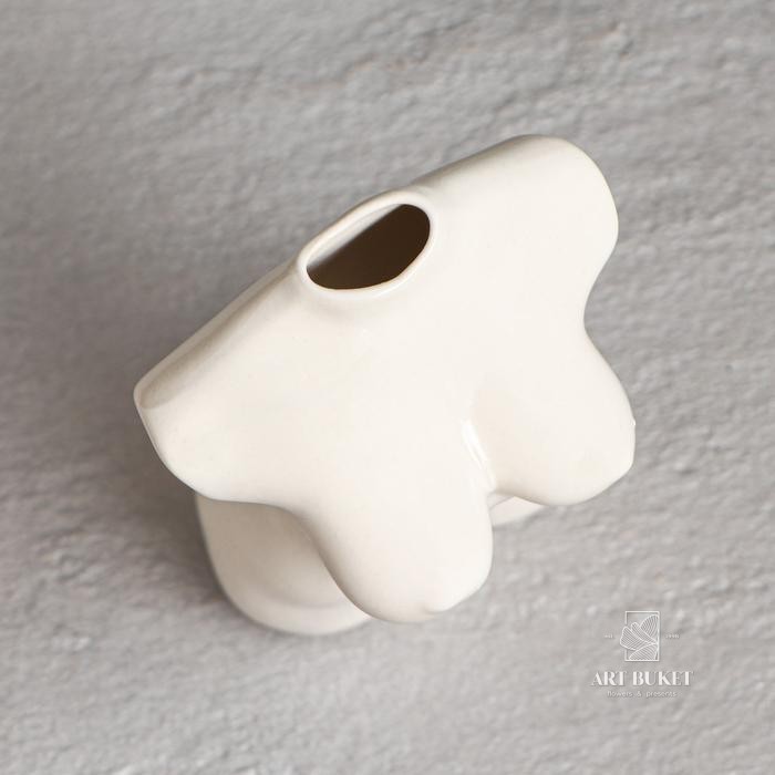 Статуэтка "Силуэт", цвет белый, 12 см, керамика