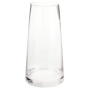 Ваза "Конус" (стекло), D10хH25 см Прозрачный (H-25, D-10, Прозрачный)
