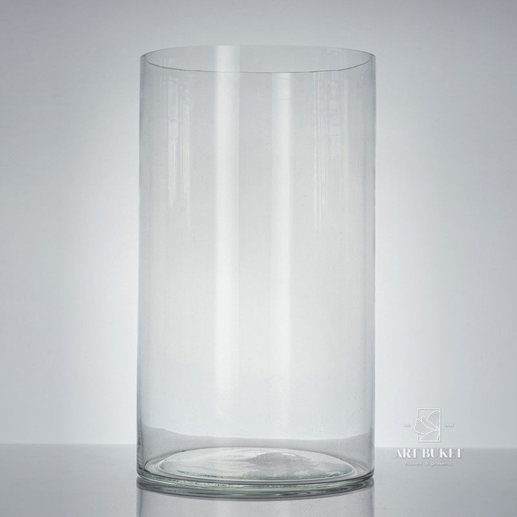 Ваза "Трубка 200" (стекло), D20хH50 см Прозрачный (H-50, D-20, Прозрачный)