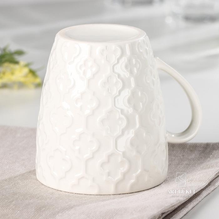 Кружка Кубаньфарфор «Рельефная», 370 мл