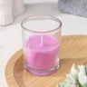 Свеча ароматическая в стакане "Нюд", 5х6 см, лаванда 