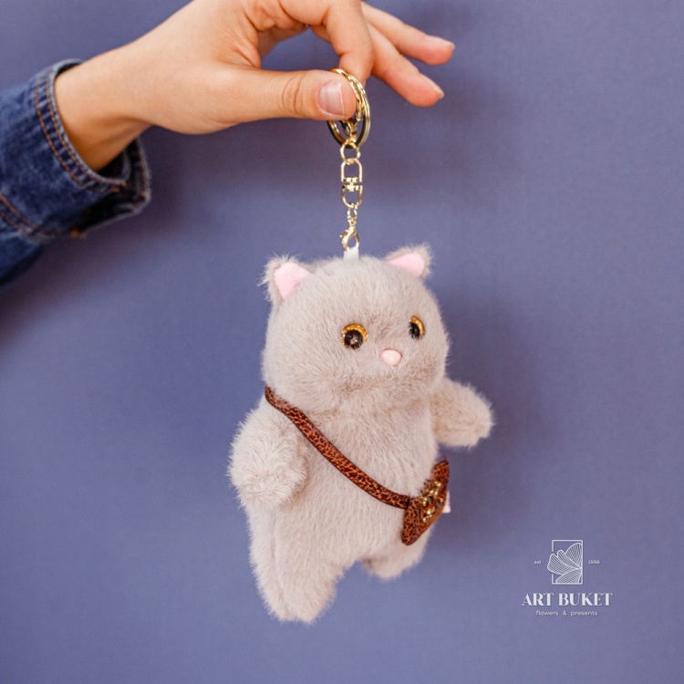 Брелок кот 12 см