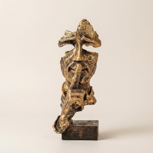 Статуэтка молчание бронза, 17 см