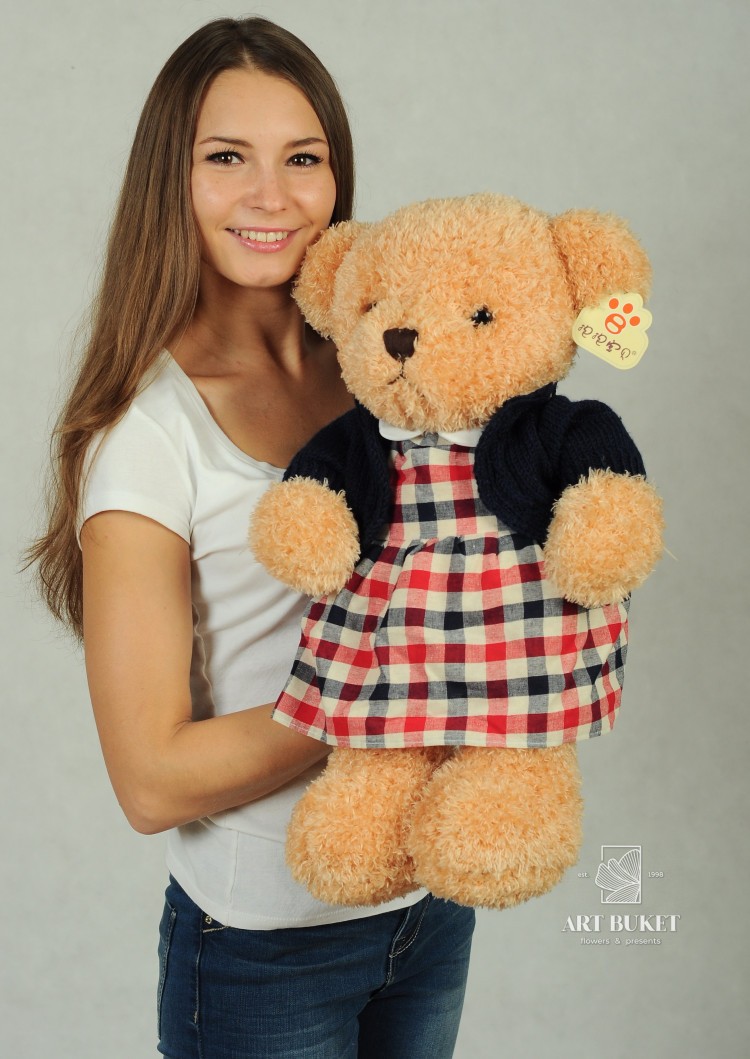 Мишка в платье