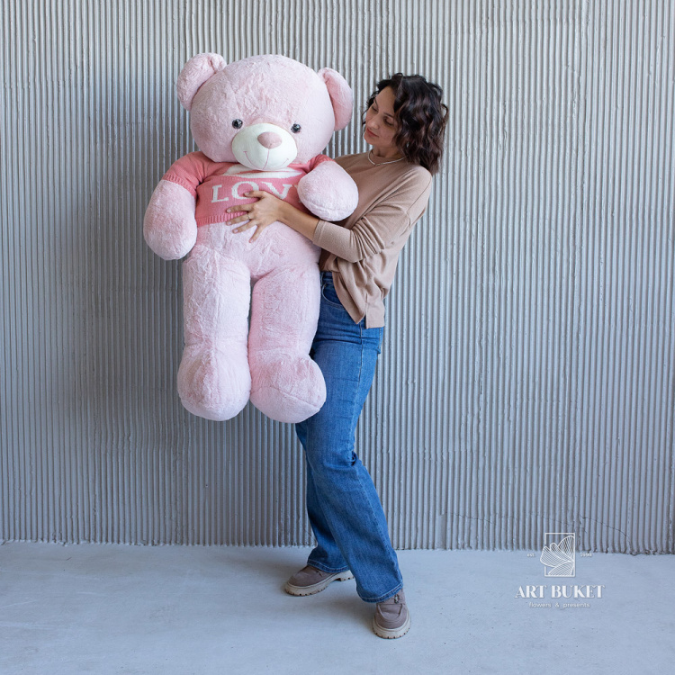 Медведь в кофте love цвет микс