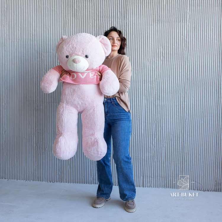 Медведь в кофте love цвет микс