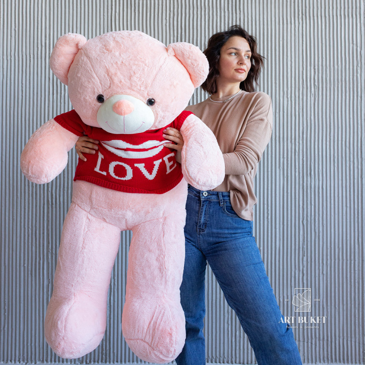 Медведь в кофте love цвет микс