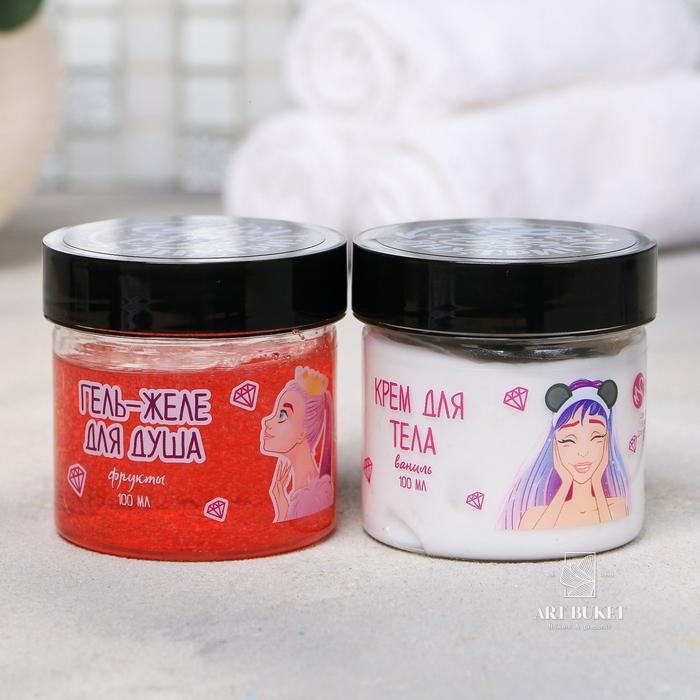 Набор "Мечтай и удивляй!" крем, гель для тела   